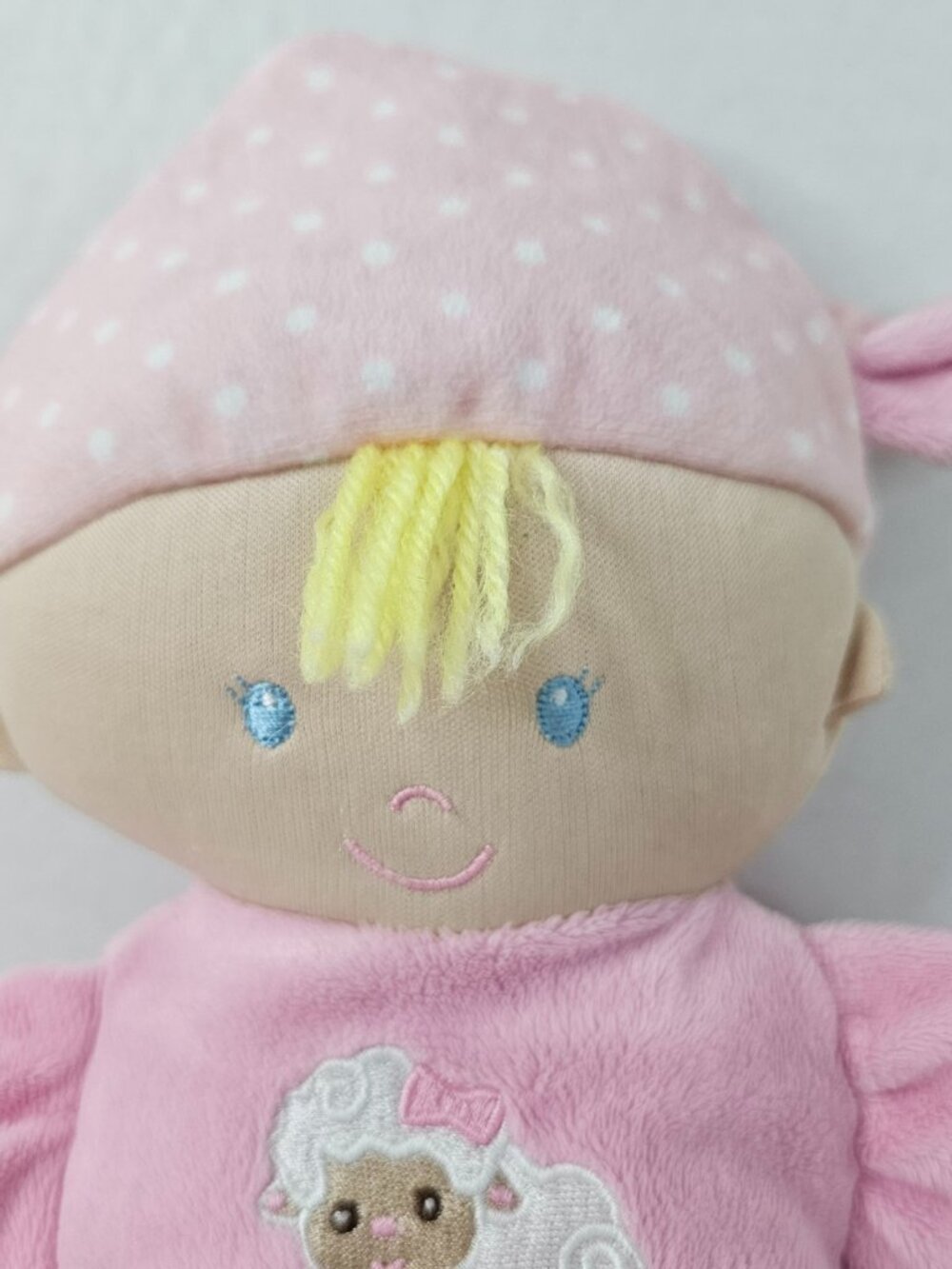 Kids Preferred Baby Girl Doll Blonde Yarn Hair Soft Cute Stuffed Toy 2018 - Picture 2 of 9